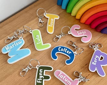 Custom Letter Keyrings | 3D Printed Name Keyring