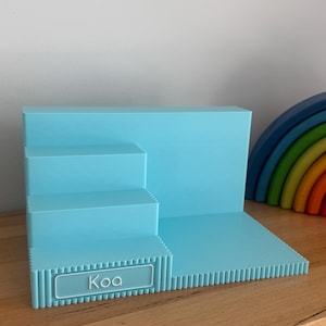 Personalized Toniebox Shelf | Ribbed Tonie Character Storage image 20