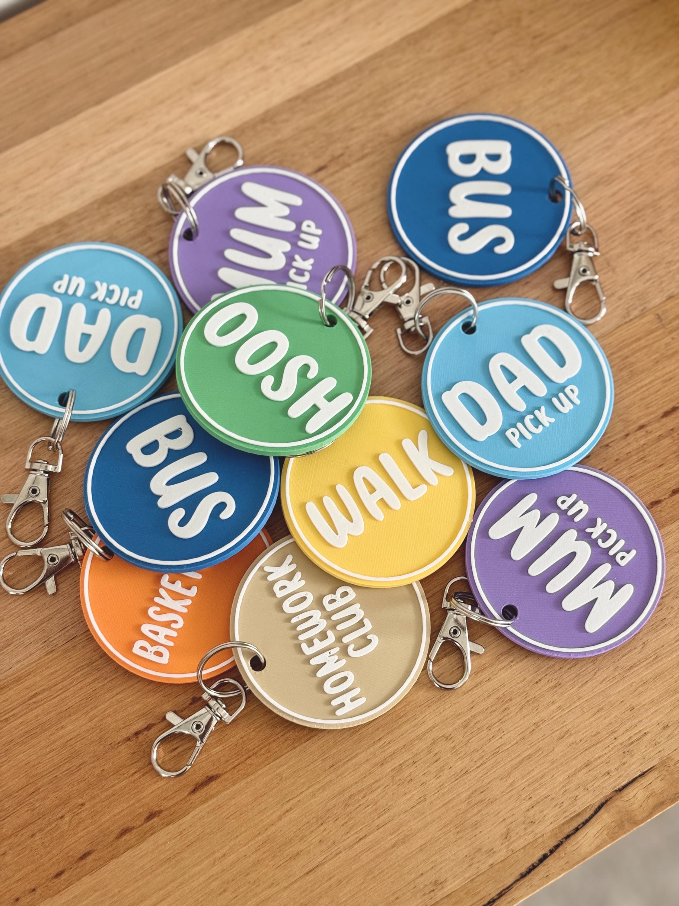 Custom Name Keyrings | 3D Printed Name Keyring - Etsy Australia