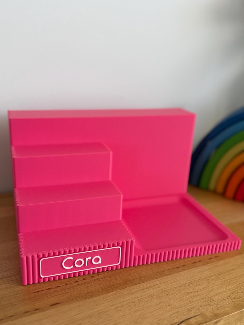 Personalized Toniebox Shelf | Ribbed Tonie Character Storage image 15