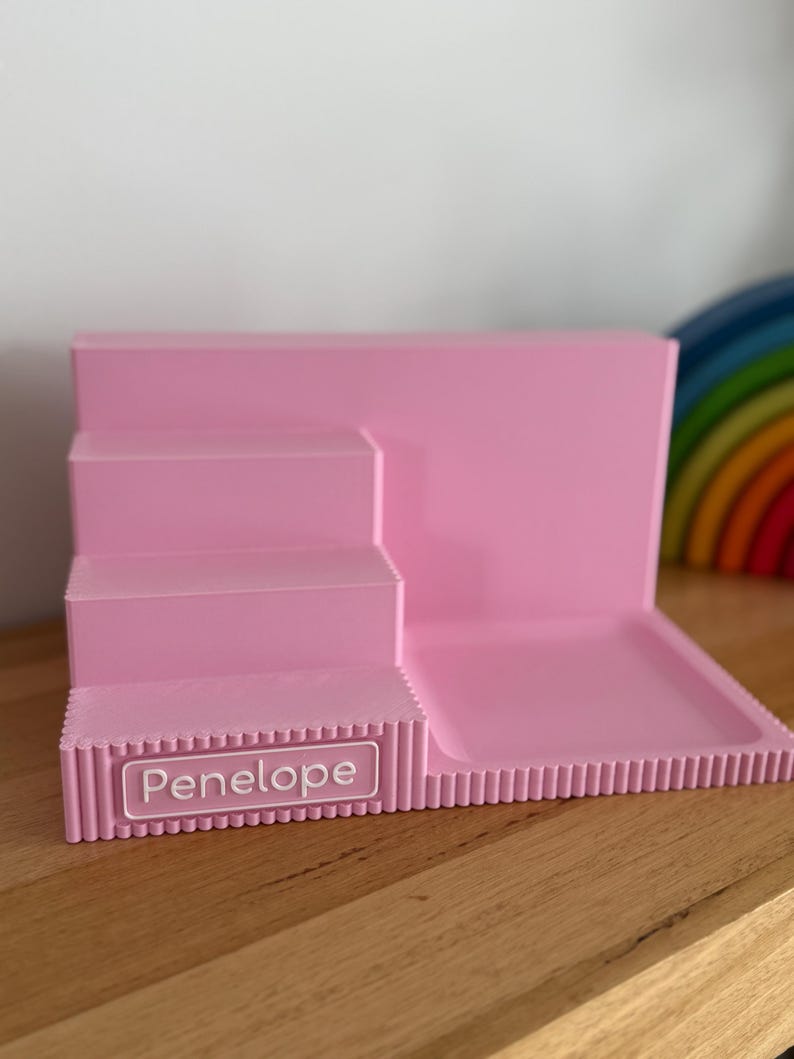 Personalized Toniebox Shelf | Ribbed Tonie Character Storage image 13