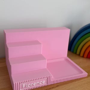 Personalized Toniebox Shelf | Ribbed Tonie Character Storage image 6