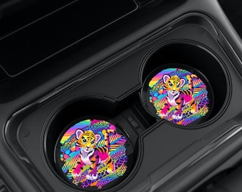 Posavasos para coche de Lisa Frank (juego de 2)