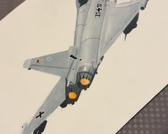 RAF Typhoon Drawing