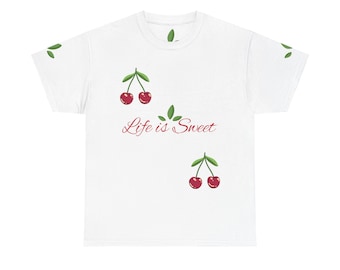 Life Is Sweet T-Shirt, Positive, Perfect Gift, Holidays, Birthday Gift,