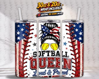 Softbal moederbeker png, 20oz skinny wrap, softbalspeler cadeau, sublimatieontwerp, gamedagbekers, moederleven, sportdrankjes