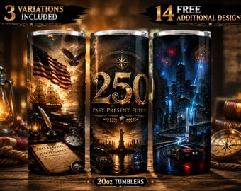 4th of July Digital Tumbler Wrap | USA Independence Day PNG Design | Patriotic Sublimation Template American Flag & Fireworks