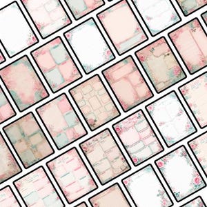 May include: A collection of digital planner pages featuring floral and butterfly motifs in shades of pink and teal. The sheets include various layouts such as lined paper, blank boxes, and structured templates for Bible study and verse mapping.