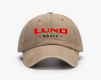 Lund Boats Vintage Washed Cotton Baseball Cap – Retro Dad Hat