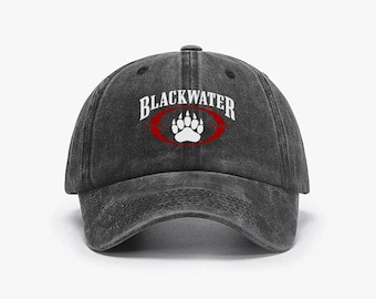 Blackwater Academi Vintage Washed Baseball Cap - Adjustable Cotton Unisex Retro Dad Hat