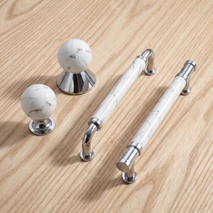 Marble Pattern Cabinet Pulls, Drawer Handles, Kitchen Cabinet Hardware, Dresser Knobs, Wardrobe Handles, Cupboard Door Pulls, Furniture Knob