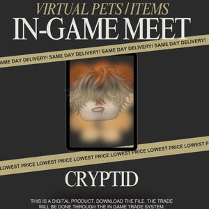 CRYPTID | GOEDKOOPSTE! Levering op dezelfde dag! Nu kopen!  (Mogelijk vliegen en rijden) (FR) | Virtueel huisdier