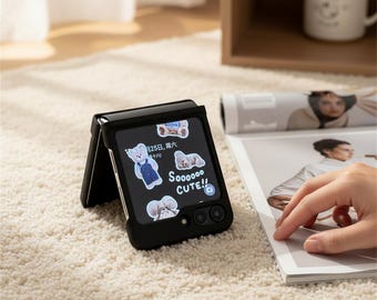 Samsung Z Flip Case – Korean Hinge Protection, Wristband Bumper