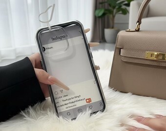 Candy Color Frame Clear iPhone Case, Shockproof Bumper Cover