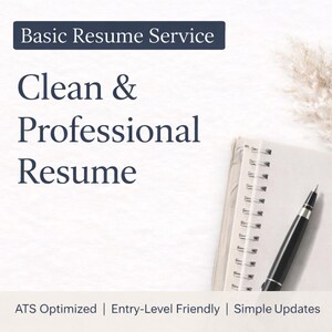 Grundläggande CV-tjänst | ATS-optimerad, instegsvänlig, professionell omskrivning