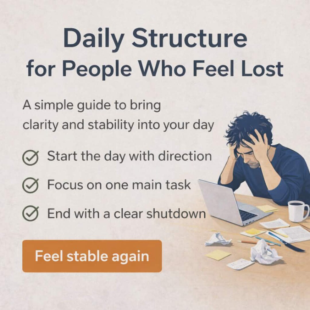Overwhelmed Routine Daily Routine Planner for Overwhelmed People | Simple Structure PDF ...