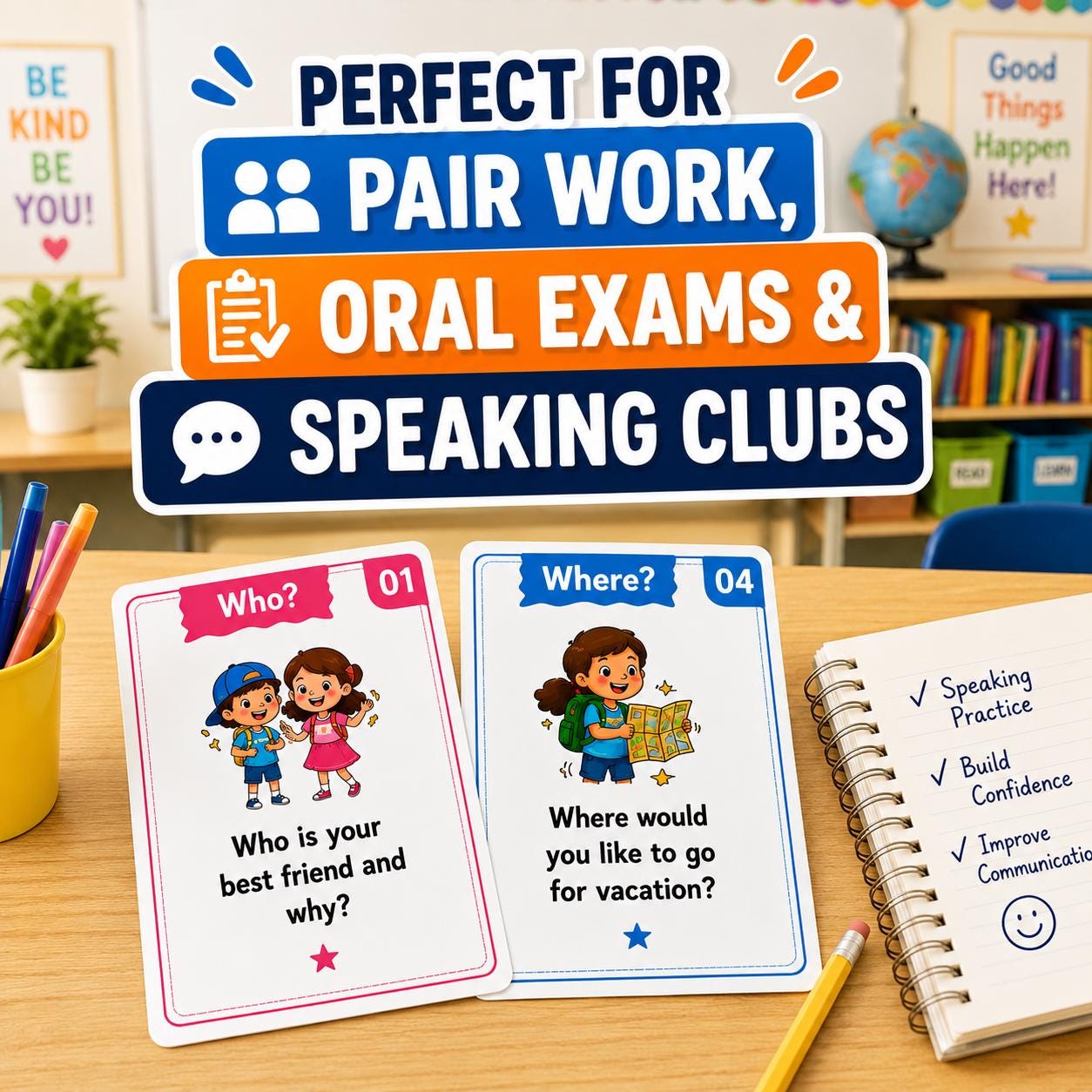 150 WH Questions Speaking Cards | ESL EFL Classroom Activity (pdf Download) - Etsy