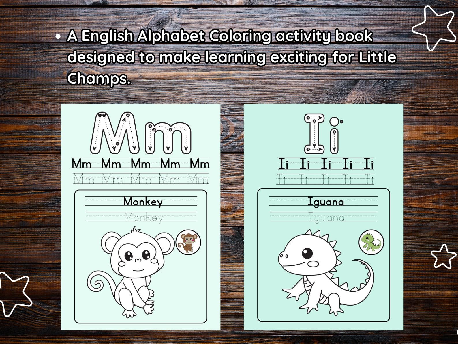 Alphabet Tracing Coloring Book for Kids | A-Z Preschool Learning (PDF ...