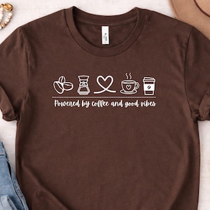 Coffee and Good Vibes SVG PNG Minimalist 520 Coffee Shirt Design Barista Gift Sublimation Digital Download