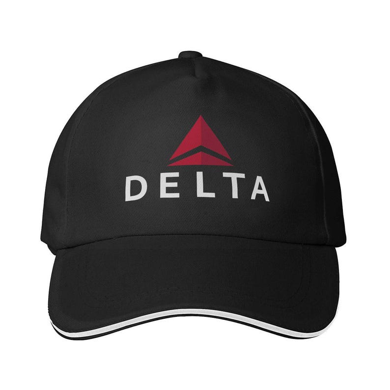Delta Air Lines Sky Team Logo Printed Hat Baseball Cap - Made & Ship ...