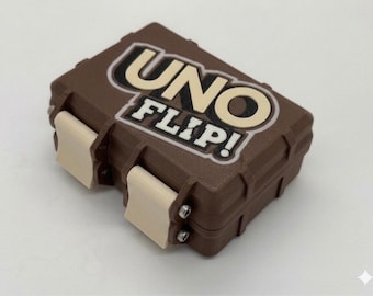 UNO Flip Card Case | Hard Shell Travel Game Organizer