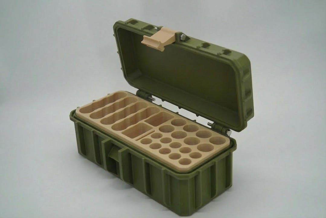 3D Printed Battery Storage Case for AA, AAA, 9V, CR2025, Memory Cards ...