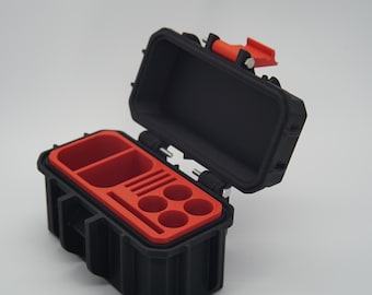 3D Printed LP-E6NH Battery Case, SD CF Organizer for Canon Cameras