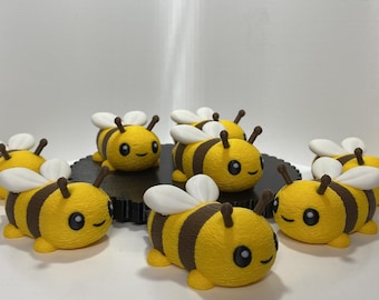 Bienen Deko | Niedliche Bienen Figuren Set | 3D Druck Bienen | Deko Bienen | Geschenkidee | Mini Figuren | Kinderzimmer Deko