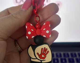 Spicy Kindle Charm | Red Bow, Stockings & Thong Charm  | Booktok