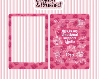 Pink Roses Spicy Book Club Skin for Kindle | Colorsoft, Paperwhite 12th Gen, Paperwhite 11th Gen, Kindle Basic 2024
