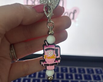 TBR Fuel Iced Coffee Kindle Charm | Handmade Reader Accessory | BookTok Coffee Decoration