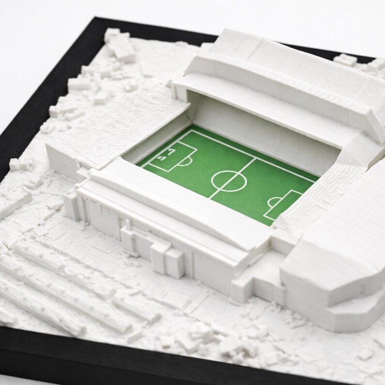 3d-printed Stadium Model With Frame – Anfield (liverpool FC) - Etsy UK