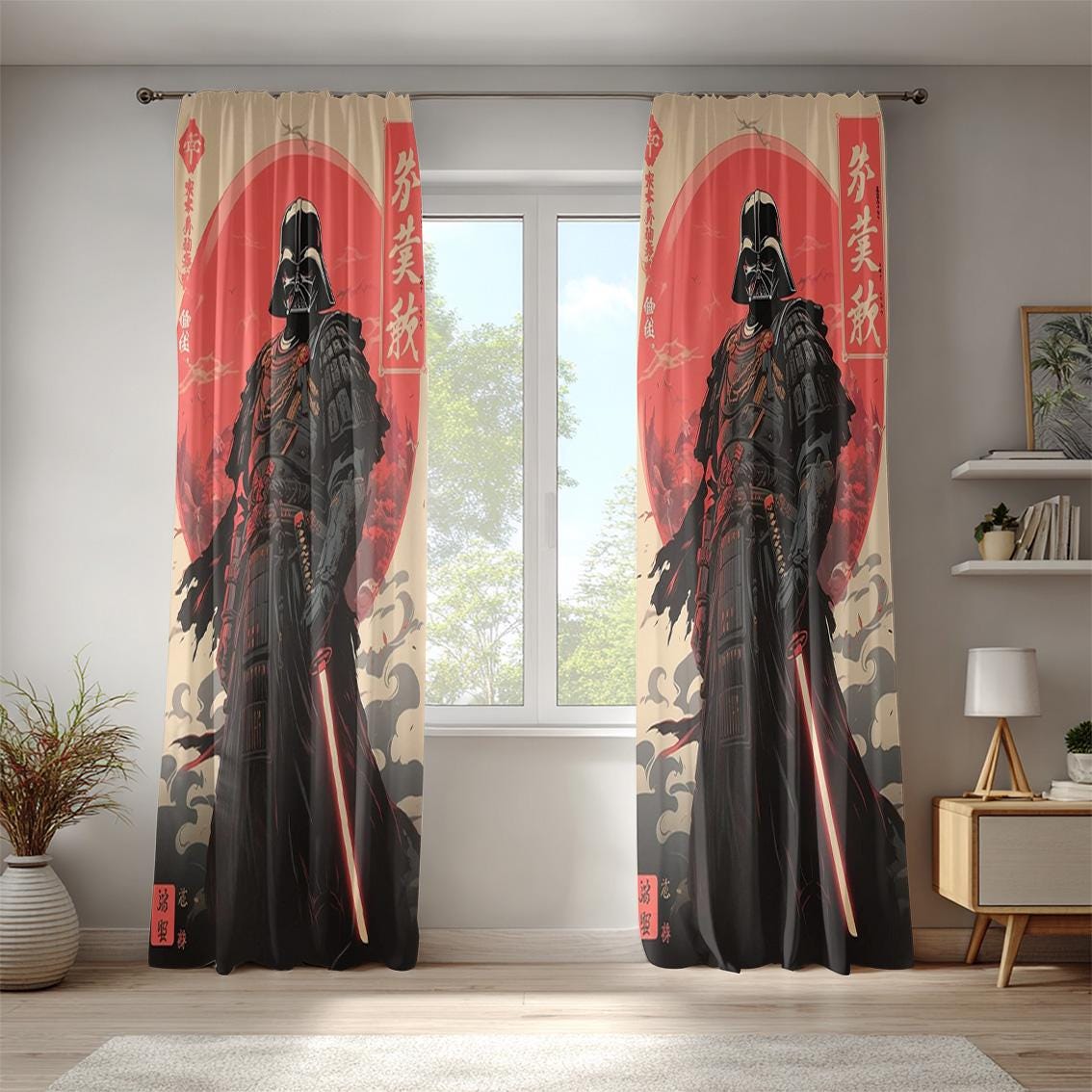ヴィンテージカーテン　スターウォーズ スターウォーズ ビンテージ カーテン STARWARSリメイク シーツ - メルカリ