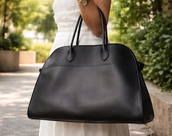 Große Leder Tote Strukturierte Handtasche Frauen Arbeit Reise Shopper Minimale Büro Geldbörse Carryall