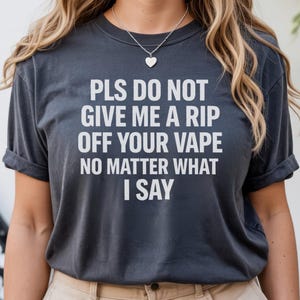 Funny Anti Vape Quote PNG, Deadpan Sarcastic Bold Minimalist Typography