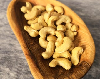 Small Ash Wood Snack Bowl – Rustic Artisan Serving Dish – UK Made