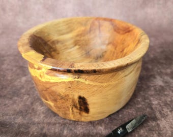 Handcrafted Beech Wood Planter – Bonsai Pot with Drainage – Indoor Outdoor Natural Wood Gift UK