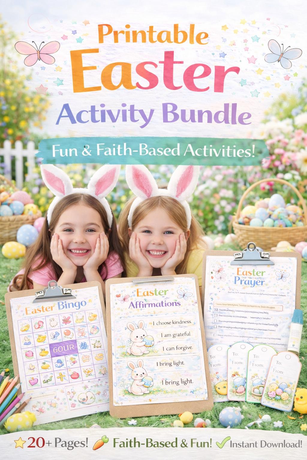 Mega Easter Activity Bundle for Kids | Christian Faith & Fun Printable ...