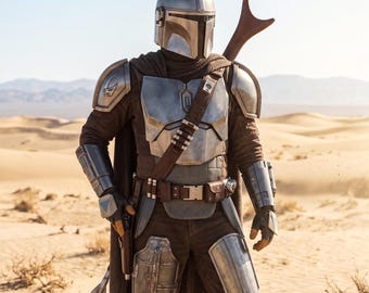 Mandalorian Beskar-pantserset | Legendarische Space Bounty Hunter Full Armor Cosplaykostuum Deluxe Galactische Warrior-helmpak