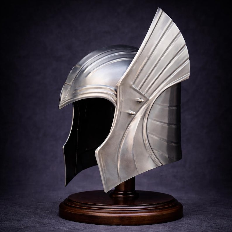 Wing Helm Ragnarok Medieval Ragnarok Thor Helmet - 18 Gauge Steel Helmet - Viking Winged ...