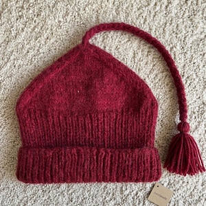 Melt The Ice Hat Knitting Pattern PDF, Y2K Drip Accessory, Red Resistance Beanie, Norwegian Red Resistance Hat, Beanie Cap Waistcoat Stitch