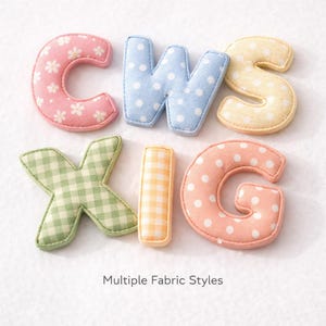 Sewing Pattern Lettering Alphabet Sewing Pattern Bundle - Fabric Letters & Numbers 3-9 Inches ...