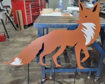 Roxy the Fox: yard art, beach house, mountain cabin, lake house