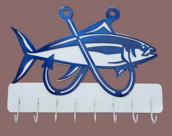 Tuna Fish Keyboard #2 - key organizer, key hook