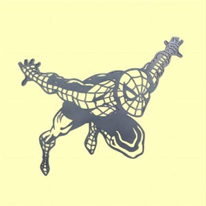Spider Super Hero Metal Art - Close Out Special - birthday gift image 2