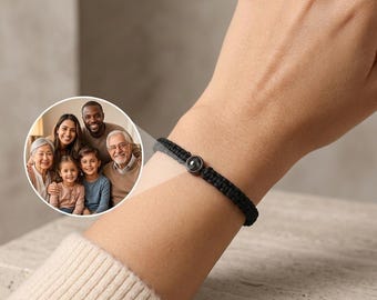 Foto-Projektions-Perlen-Armband, individuelles Erinnerungsgeschenk
