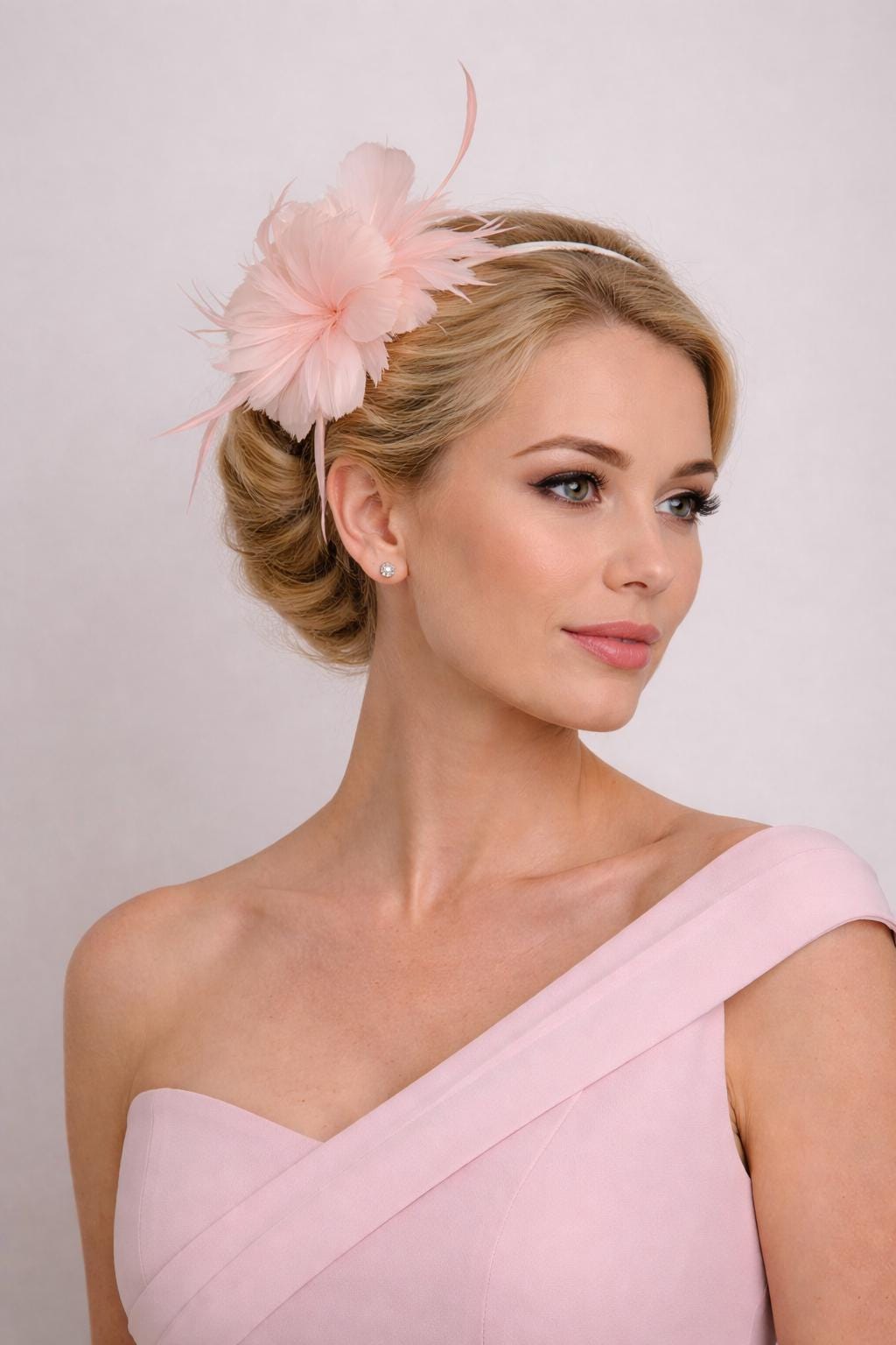 open lace back dress The Morgan & Taylor Florence Fascinator in Pink  MORGAN & TAYLOR