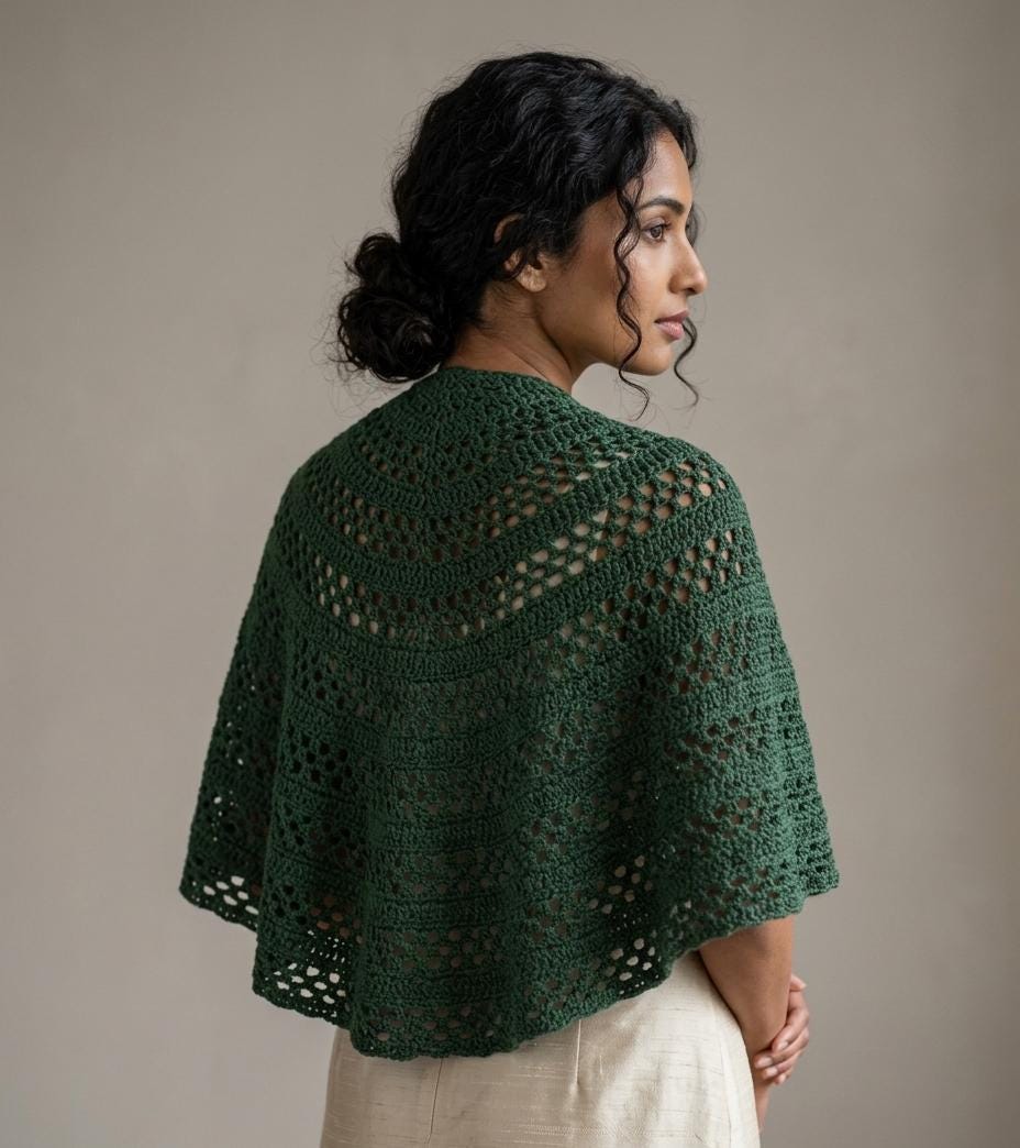 39 Lace Shawl Crochet Patterns for Elegant Wraps, Gifts, and Special-Occasion Layers 29 Elegant round Crochet Shawl