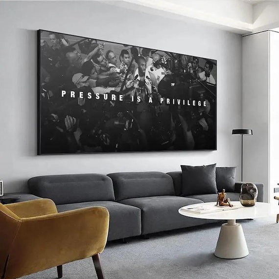 Kobe Bryant Quote NBA Motivational Basketball Poster Canvas Painting Wall Art Decor LIMITED TIME
