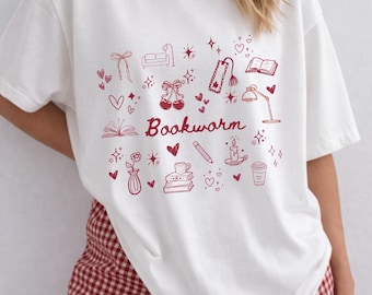 Book Lover Shirt, Bookworm T-Shirt, Reader Gift, Reading Tee, Bibliophile Shirt, Bookish Apparel, Bookish T-Shirt, Gift for Book Lovers